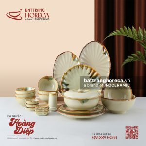 BST bát đĩa Hoàng Diệp - Bát Tràng