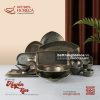 BST bát đĩa Huyền Kim - Bát Tràng