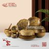 BST bát đĩa Kim Sa - Bát Tràng