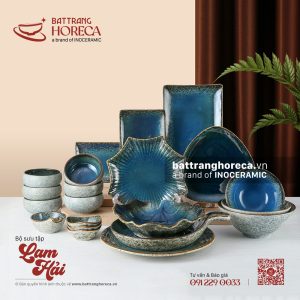 BST bát đĩa Lam Hải - Bát Tràng