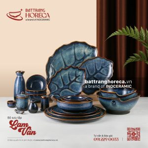 BST bát đĩa Lam Vân - Bát Tràng