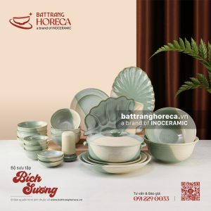 BST bát đĩa Bích Sương Bát Tràng