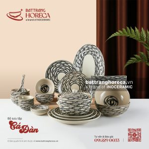 Bộ sưu tập bát đĩa Cá Đàn Bát Tràng
