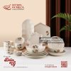 BST bát đĩa Diên Vỹ gốm sứ Bát Tràng - Bát Tràng Horeca BST bát đĩa Diên Vỹ gốm sứ Bát Tràng