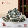 Bộ sưu tập bát đĩa Hoa Bèo Bát Tràng
