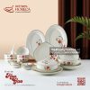 Bộ sưu tập bát đĩa Hoa Gạo Bát Tràng