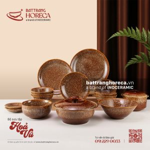 Bộ sưu tập bát đĩa Hỏa Vũ Bát Tràng