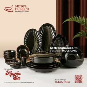 Bộ bát đĩa Huyền Sa