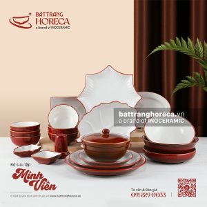 Bộ sưu tập bát đĩa Minh Viên Bát Tràng