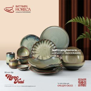 Bộ sưu tập bát đĩa Ngọc Trai Bát Tràng