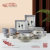 Bộ sưu tập bát đĩa Ngư Vũ Lam - gốm sứ Bát Tràng