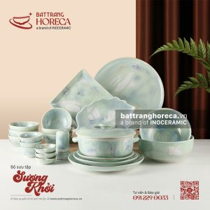 BST bát đĩa Sương Khởi - Bát Tràng