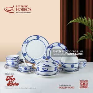 BST bát đĩa Thọ Đào - Bát Tràng
