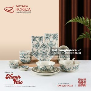 Bộ sưu tập bát đĩa Thanh Cúc Bát Tràng
