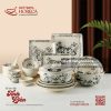Bộ sưu tập bát đĩa Tịnh Liên Bát Tràng