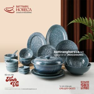 Bộ bát đĩa Tinh Vũ cho nhà hàng khách sạn