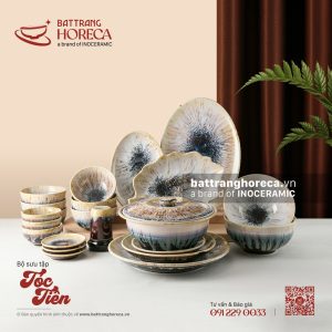 Bộ sưu tập bát đĩa Tóc Tiên Bát Tràng
