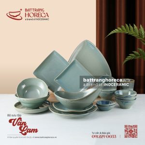 Bộ sưu tập bát đĩa Vân Lam Bát Tràng
