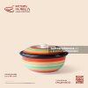 Âu súp (soup) 12cm - Cầu Vồng - Men màu