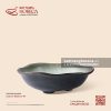 Bát bèo ba chân 22,5cm - Băng Dạ - Men hoả biến