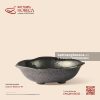 Bát bèo ba chân 22,5cm - Huyền Kim - Men hoả biến