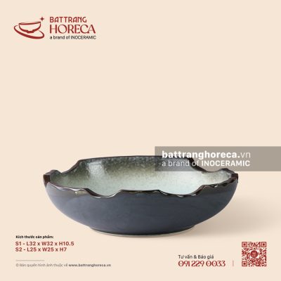 Bát cắt – Băng Dạ – Men hoả biến