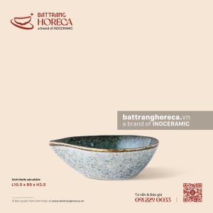 Bát (chén) chấm giọt nước 10,5 x 9cm - Lam Hải
