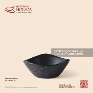 Bát (chén) chấm tam giác 8cm - Thiết Huyền