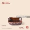 Bát (chén) chấm vuông méo 7cm - Huyết Mộc