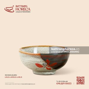 Bát (chén) cơm bầu 10.5cm - Hạ Liên