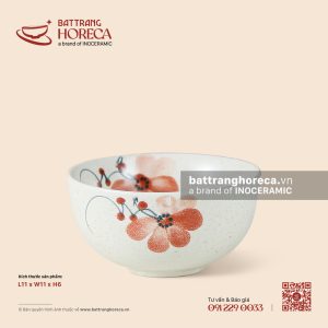 Bát (chén) cơm bầu 11cm - Hoa Ban