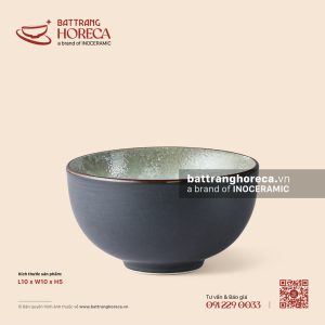 Bát (chén) cơm cúp 10cm - Băng Dạ - Men hoả biến