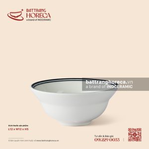 Bát (chén) cơm yêu 12cm - Tịnh Tuyến - Men ngà