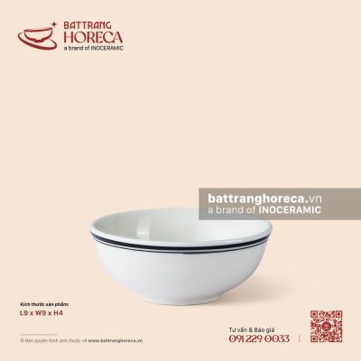Bát (chén) mắm 9cm – Tịnh Tuyến – Men ngà