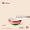 Bát (chén) mắm cao 9cm - Cầu Vồng - Men màu