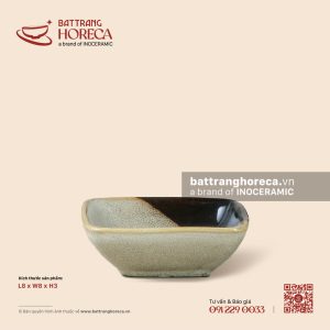 Bát (chén) mắm vuông 8cm - Hạ Liên