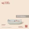 Bát (đĩa) gia vị chữ nhật 9 x 6cm - Hoa Ban