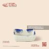 Bát (đĩa) gia vị vuông 7cm - Hương Đồng - Men ngà