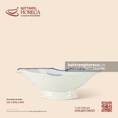 Bát gà 31 x 16cm – Ô Kê – Men ngà