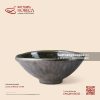 Bát méo (bát Nhật) 21,5 x 19,5cm - Huyền Kim - Men hoả biến