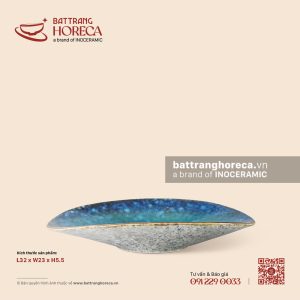 Bát salad bầu dục 32 x 23cm - Tinh Vân