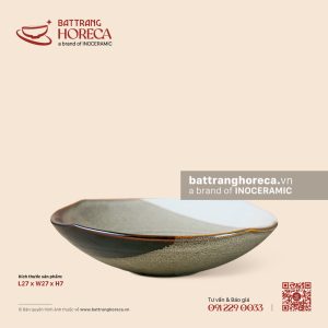 Bát salad vuông 27cm - Địa Nhã