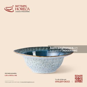 Bát sâu vành cườm 18cm - Lam Hải