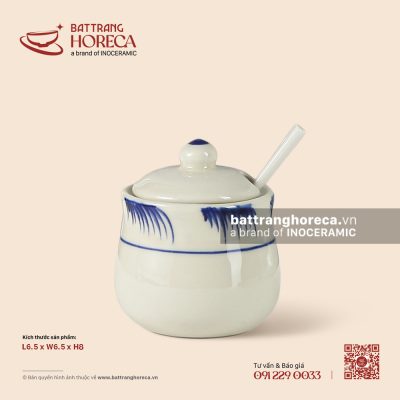 Bình đường 6.5cm – Hương Đồng – Men ngà