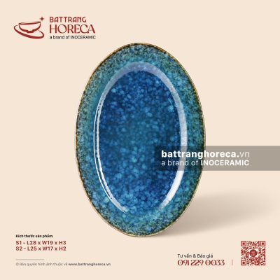 Đĩa bầu dục lá – Tinh Vân – Men hoả biến