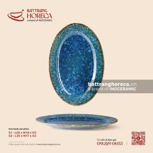 Đĩa bầu dục lá - Tinh Vân - Men hoả biến