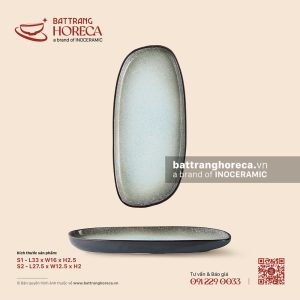 Đĩa bầu dục lệch – Băng Dạ – Men hoả biến
