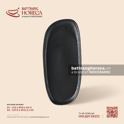Đĩa bầu dục lệch – Thiết Huyền – Men hoả biến
