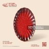 Đĩa bầu dục múi - Hồng Ngọc (Ruby) - Men hoả biến