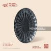 Đĩa bầu dục múi - Huyền Dạ - Men hoả biến - Bát Tràng Horeca Đĩa bầu dục múi - Huyền Dạ - Men hoả biến